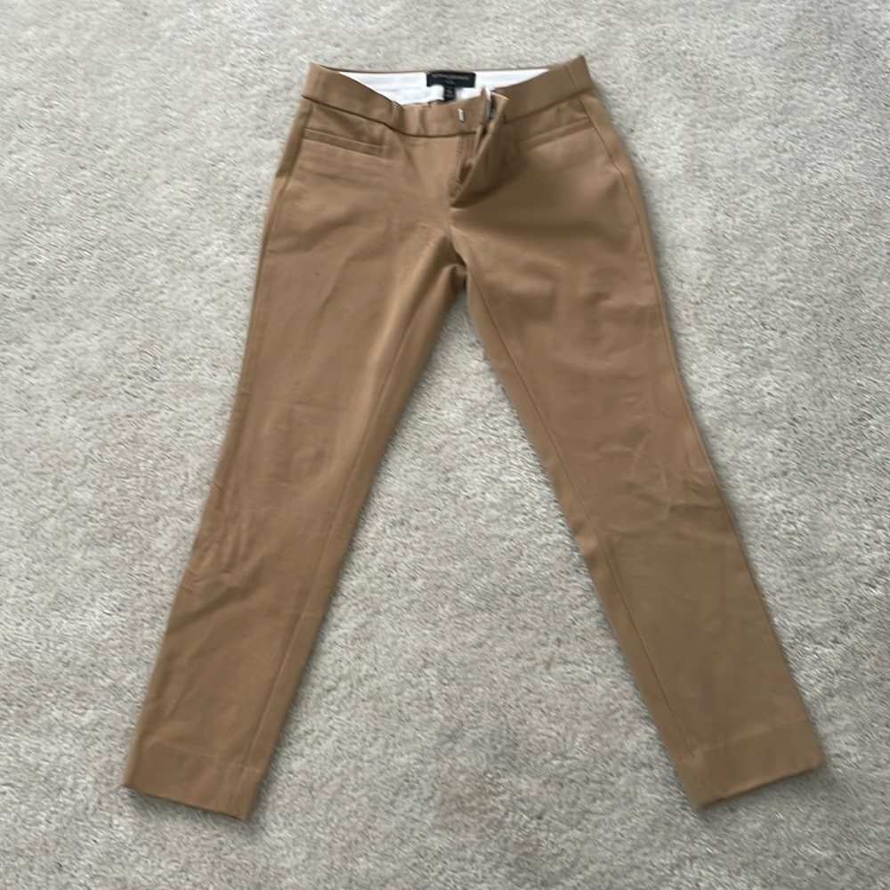 Petite 0 Dark Tan banana republic, Sloan, business pants